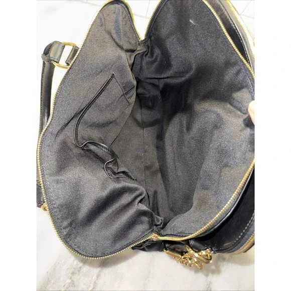 Audrey Brooks Leopard Skin/black Leather Purse New With Tags - Picture 8 of 16